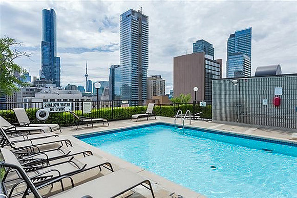 Rooftop pool