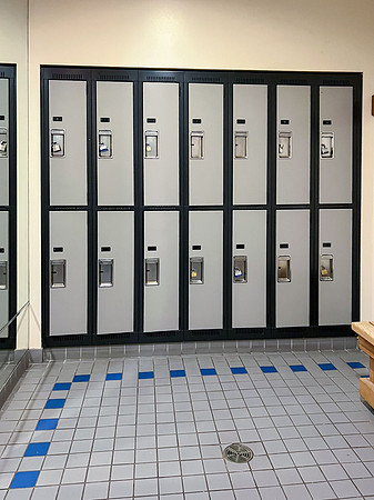 Lockers for pool and exercise room